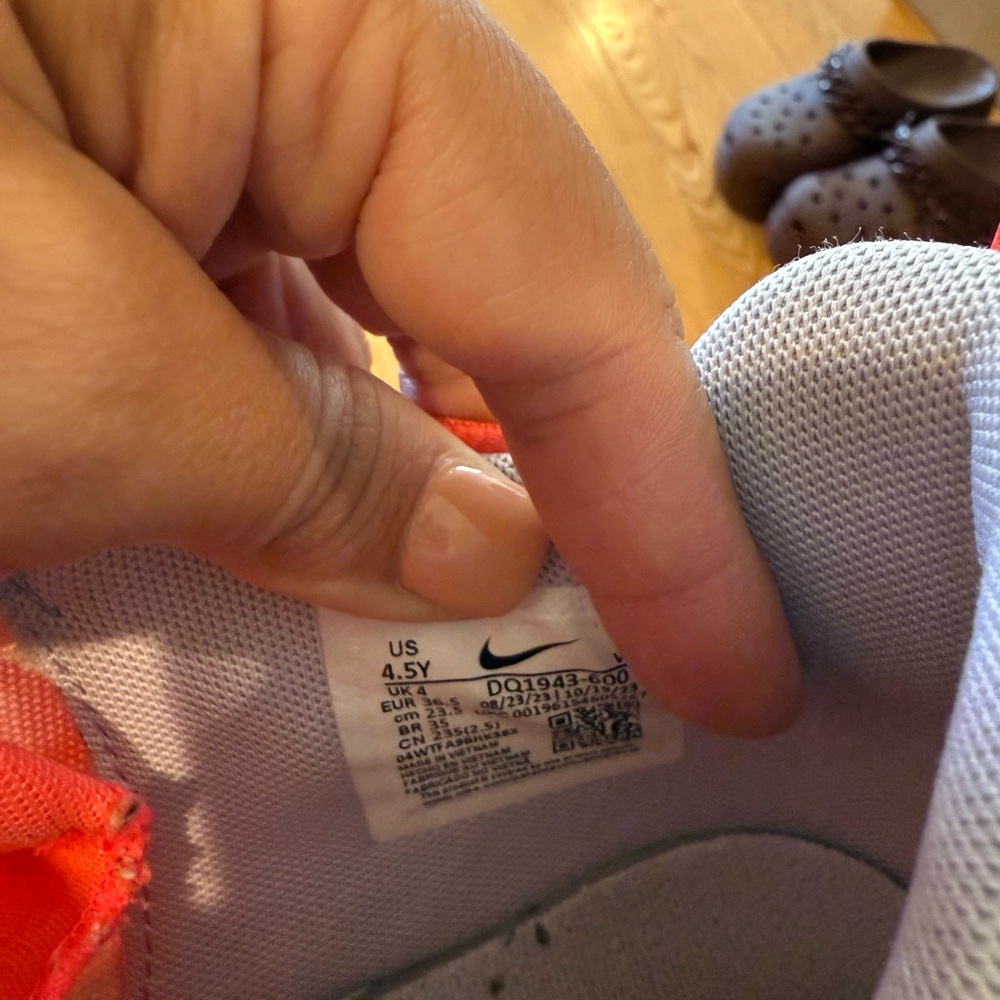 Nike Youth Sneakers in Red and Gray
